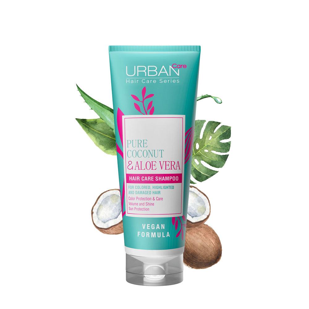 Urban Care Pure Coconut & Aloe Vera Colour Protecting & Strengthening Shampoo 250ml / 8.5fl.oz