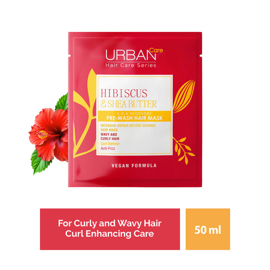 Urban Care Twisted Curls Hibiscus & Shea Butter Pre-Hair Mask 50ml / 1.69fl.oz