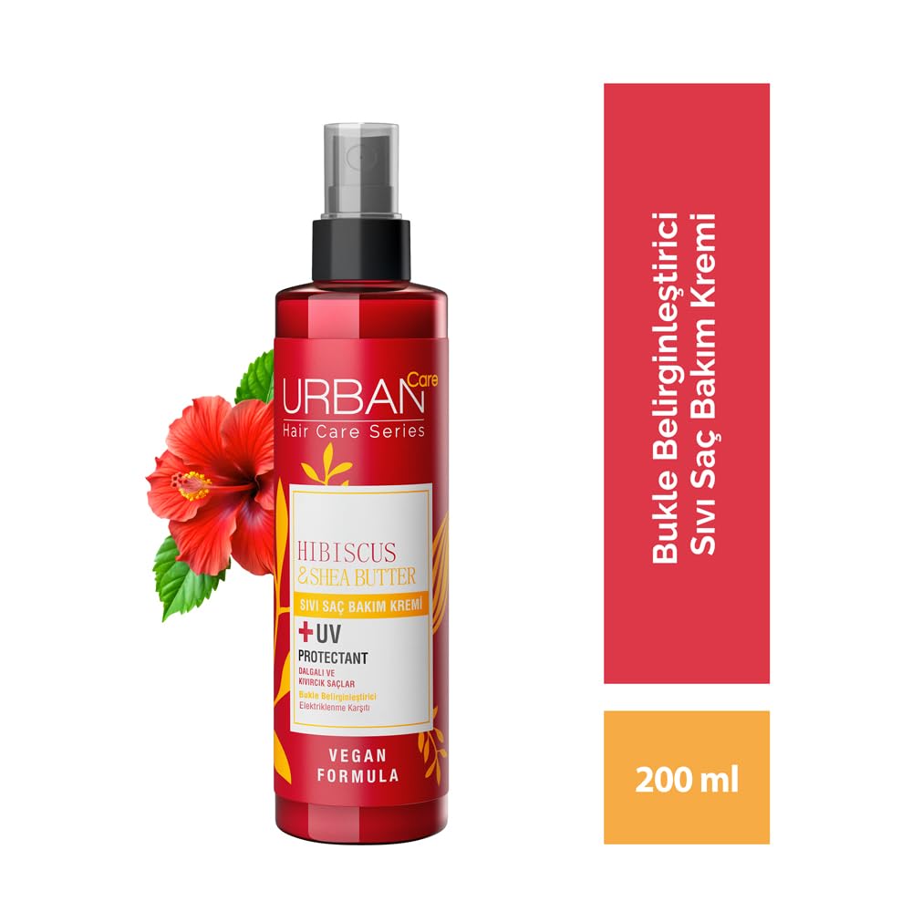 Urban Care Twisted Curls Hibiscus & Shea Butter Leave In Conditioner Spray 200ml / 6.76fl.oz