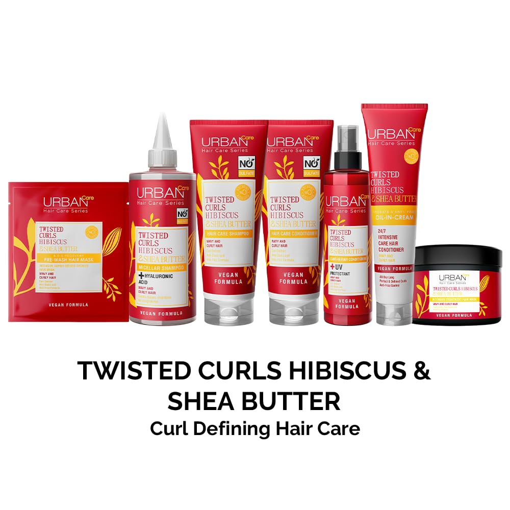 Urban Care Twisted Curls Hibiscus & Shea Butter Micellar Shampoo 200ml / 6.76fl.oz