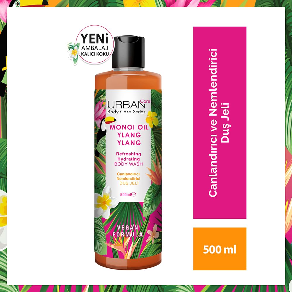 Urban Care Monoi & Ylang Ylang Refreshing Body Wash 500ml / 16.9fl.oz