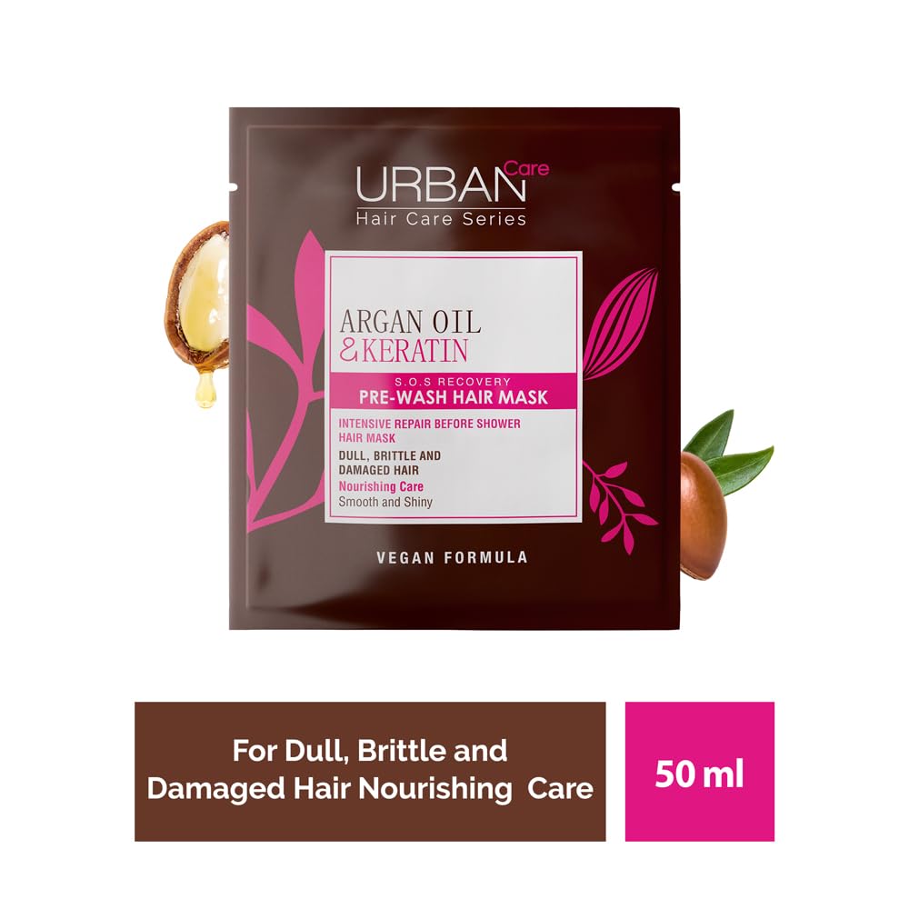 Urban Care Argan Oil & Keratin Pre-Hair Mask 50ml / 1.69fl.oz