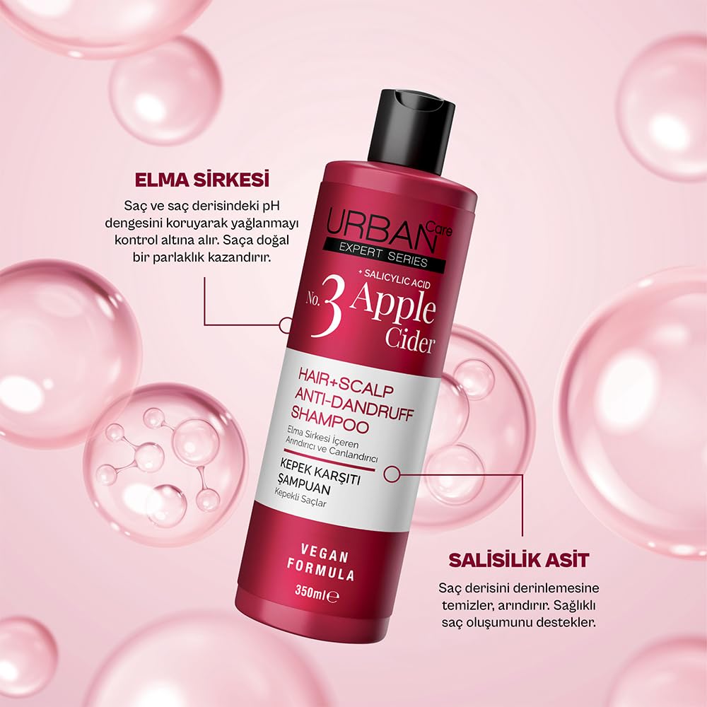 Urban Care Apple Cider No.3 Anti-Dandruff Shampoo 350 ml / 11.84fl.oz