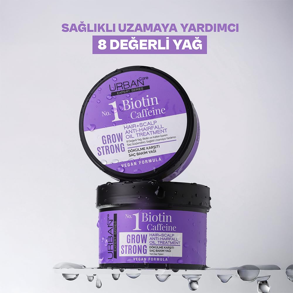 Urban Care Expert Biotin & Keratin Hair Scalp + Oil Treatment Grow Strong 230ml / 7.77fl.oz