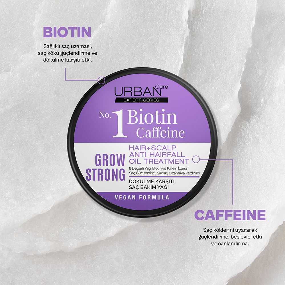 Urban Care Expert Biotin & Keratin Hair Scalp + Oil Treatment Grow Strong 230ml / 7.77fl.oz