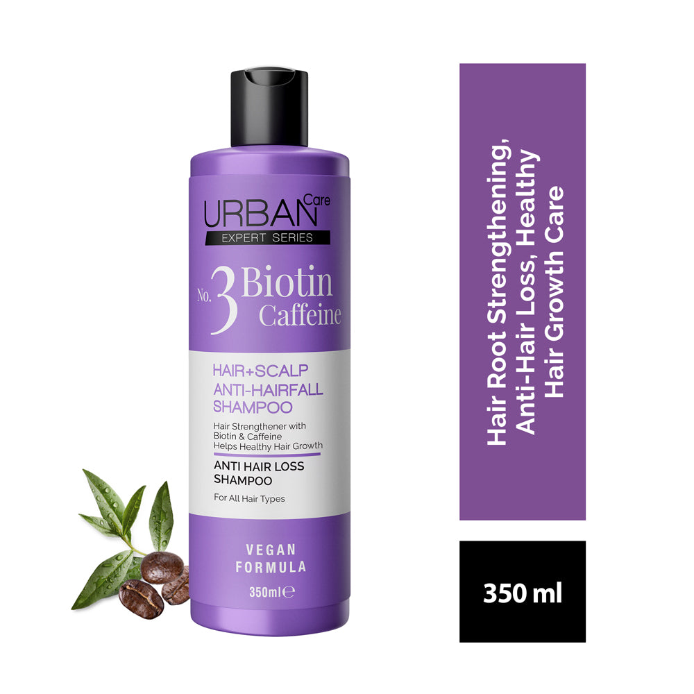 Urban Care Expert Biotin & Caffeine Hair + Scalp Shampoo 350ml / 11.84fl.oz