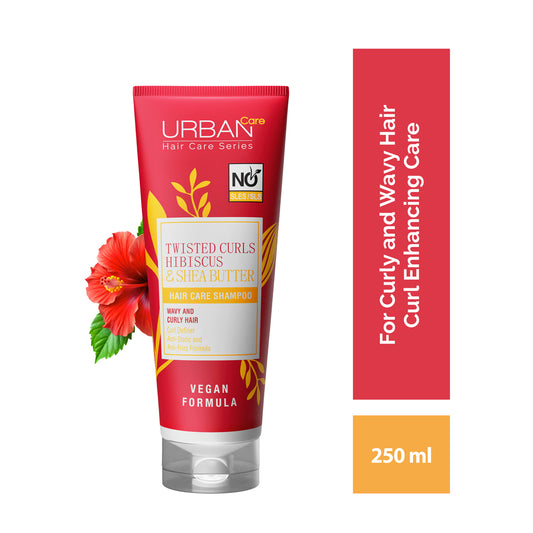 Urban Care Twisted Curls Hibiscus & Shea Butter No Sulfate Shampoo 250ml / 8.5fl.oz
