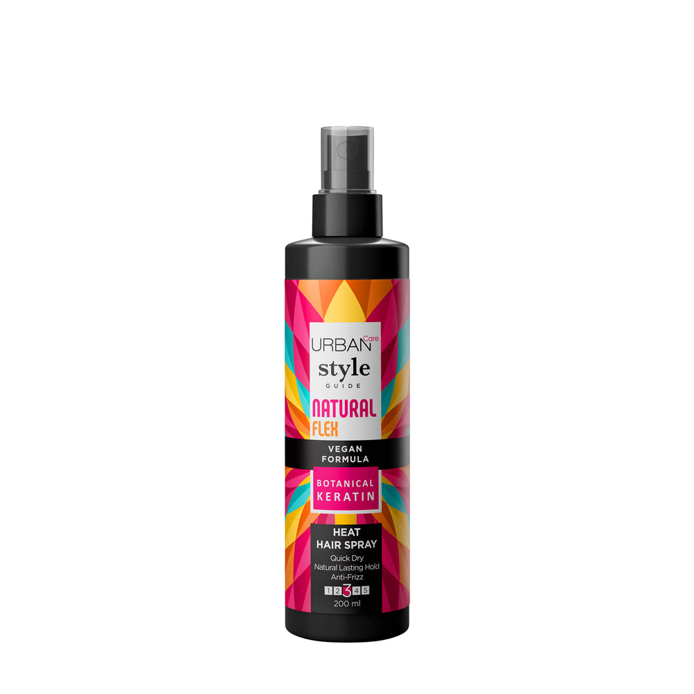 Urban Care style Guide Natural Flex No Gas Hair Spray - Heat Protection 200ml / 6.76fl.oz