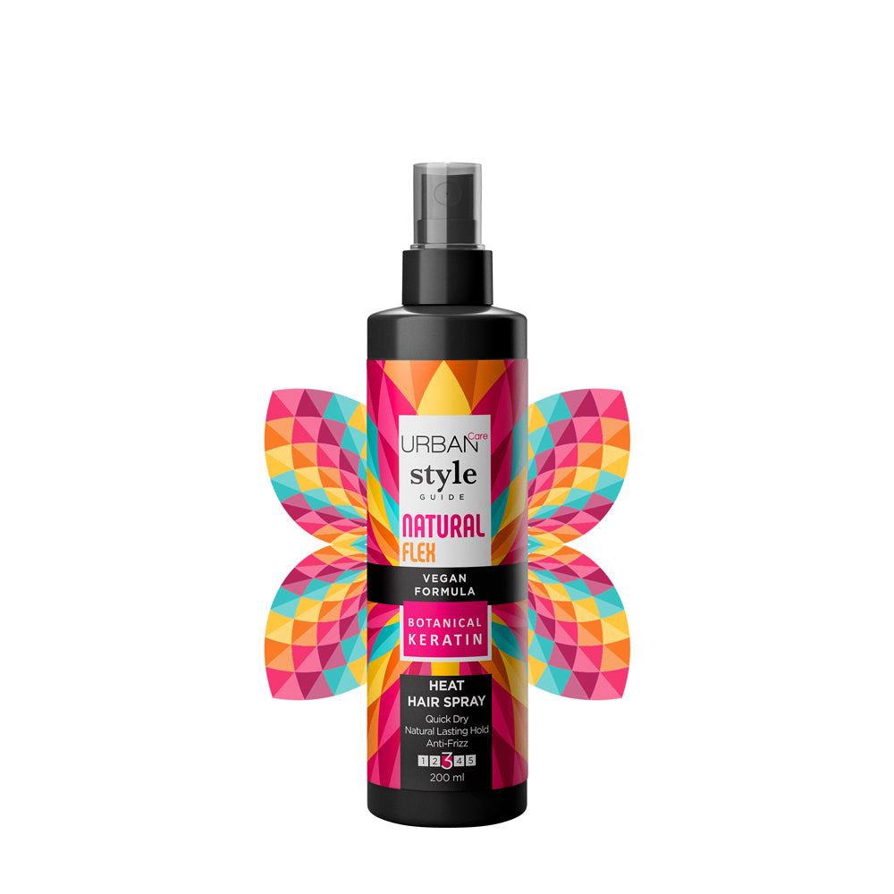 Urban Care style Guide Natural Flex No Gas Hair Spray - Heat Protection 200ml / 6.76fl.oz