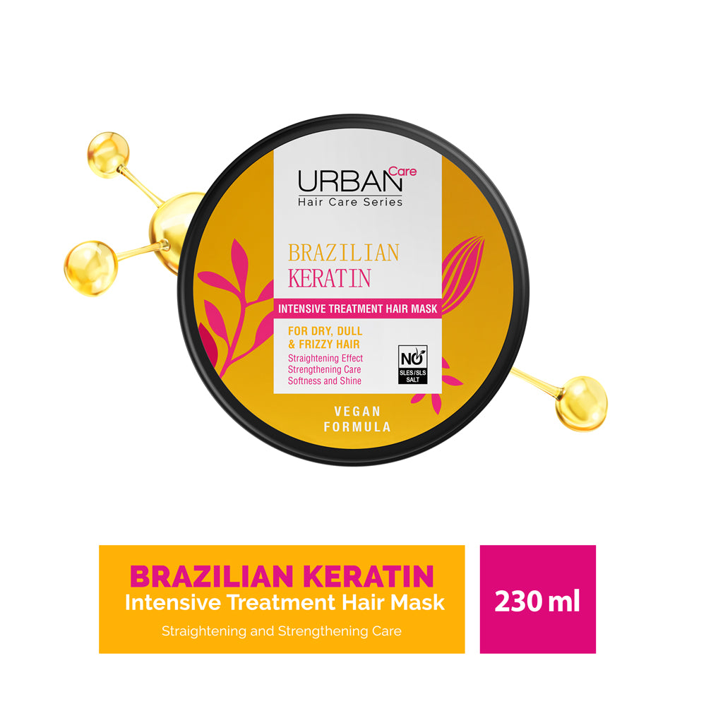 Urban Care Brazilian Keratin Intense Hair Treatment Mask 230ml / 7.77fl.oz