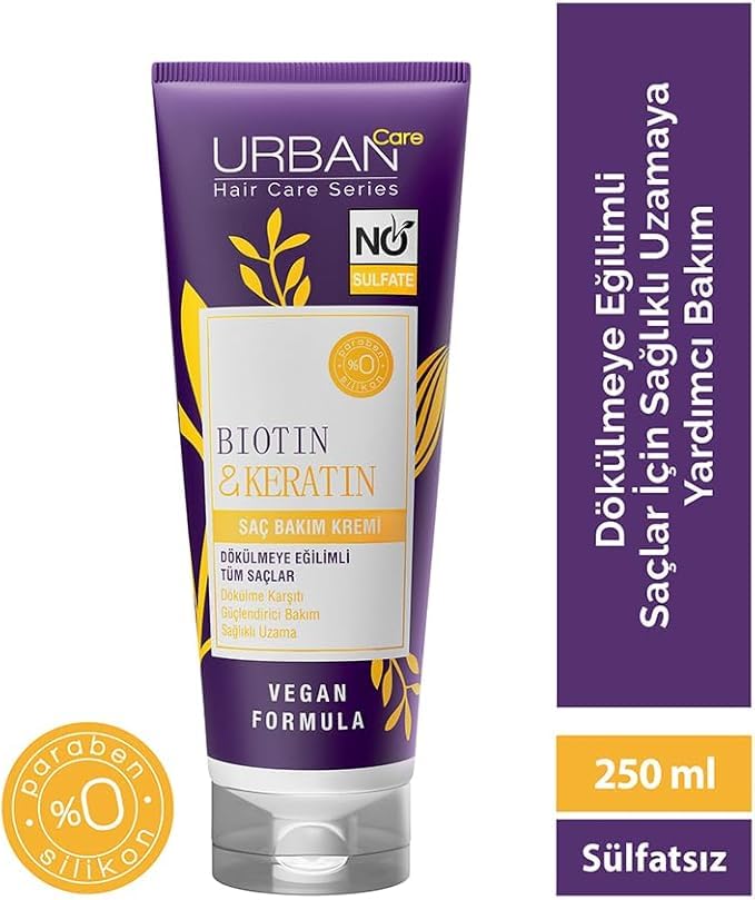 Urban Care Biotin & Keratin No Sulfate Conditioner 250ml / 8.5fl.oz