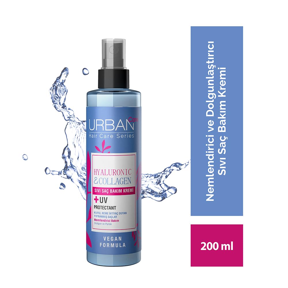 Urban Care Hyaluronic Acid & Collagen Leave In Conditioner Spray 200ml / 6.76fl.oz