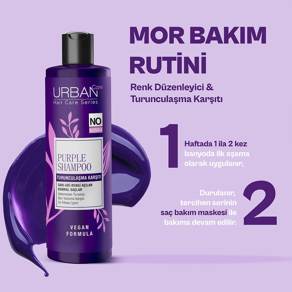 Urban Care No Sulfate Purple Shampoo 250ml / 8.5fl.oz