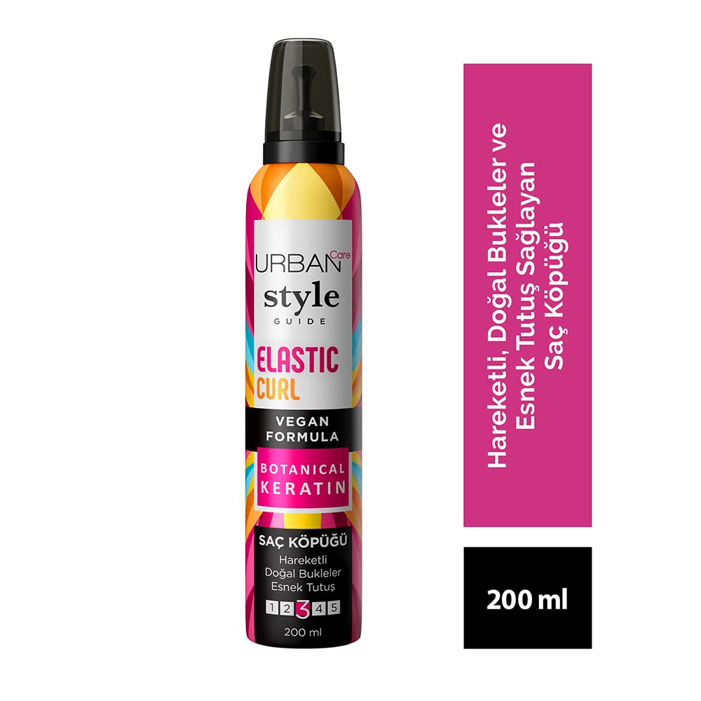 Urban Care Style Guide Elastic Curl Hair Mousse 200ml / 6.76fl.oz