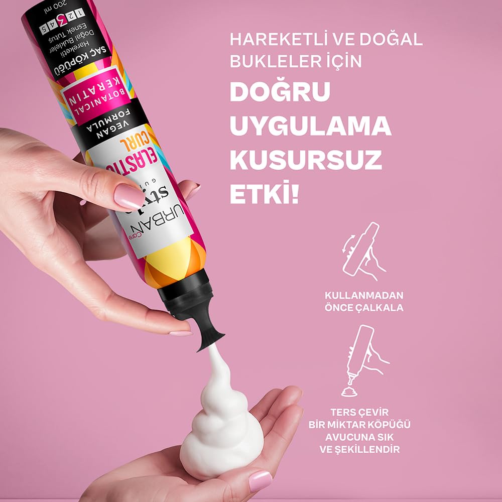 Urban Care Style Guide Elastic Curl Hair Mousse 200ml / 6.76fl.oz