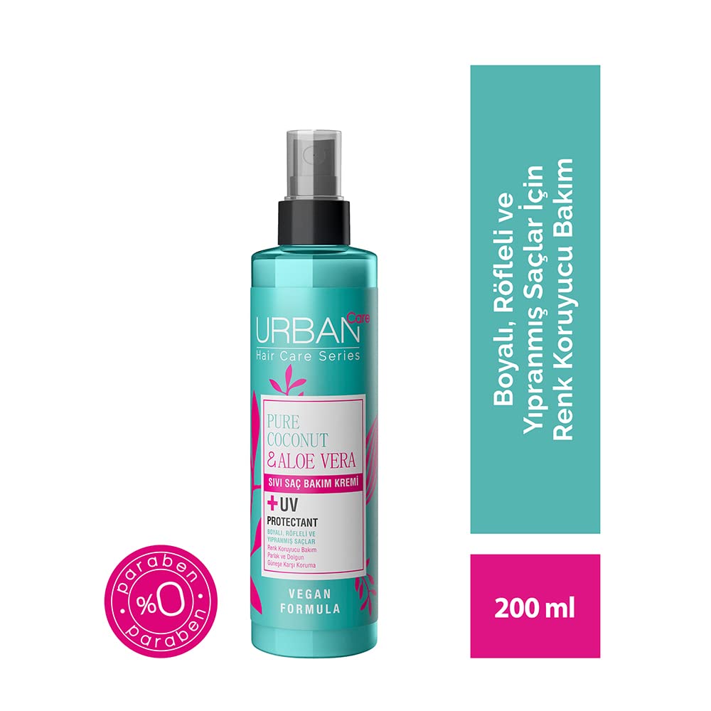 Urban Care Pure Coconut & Aloe Vera Leave In Conditioner Spray 200ml / 6.76fl.oz