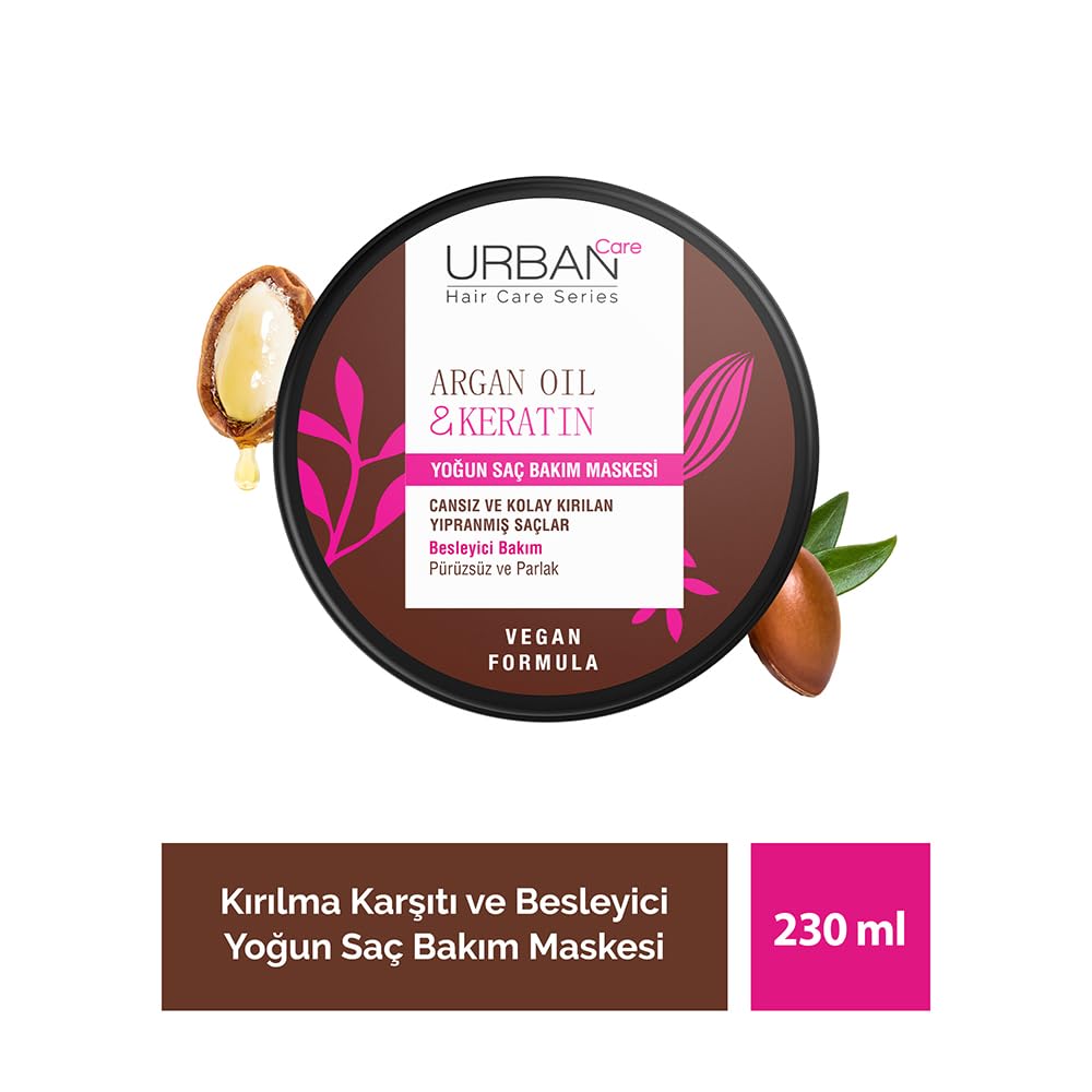 Urban Care Argan Oil & Keratin Intensive Hair Care Mask 230ml / 7.77fl.oz