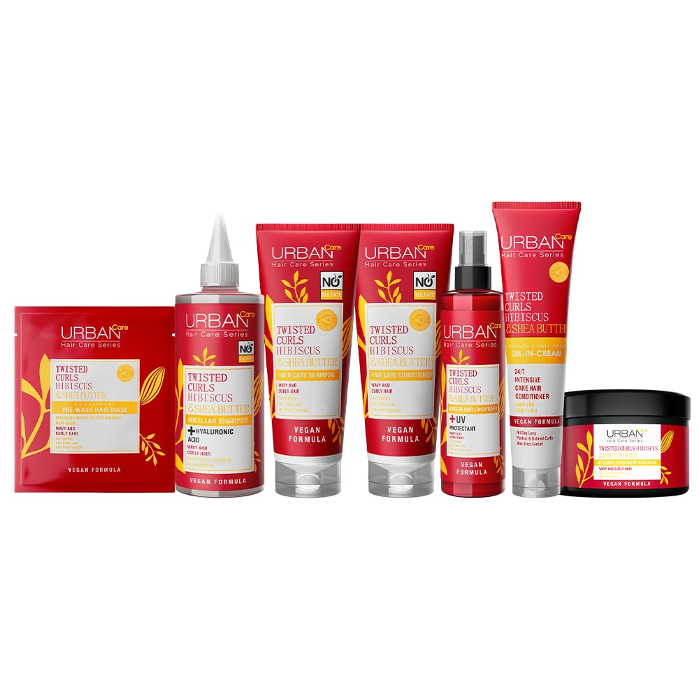 Urban Care Twisted Curls Hibiscus & Shea Butter Curl Treatment Mousse 200ml / 6.76fl.oz