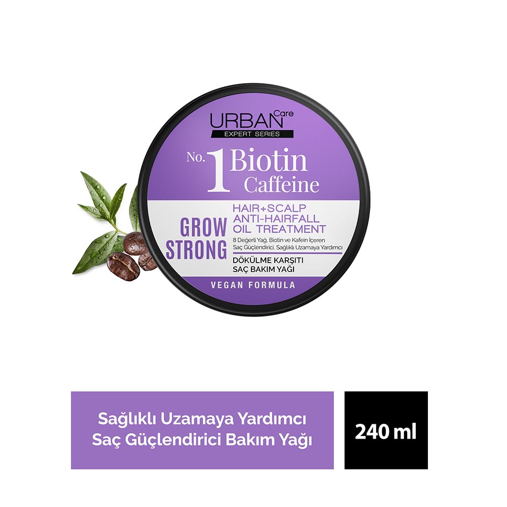 Urban Care Expert Biotin & Keratin Hair Scalp + Oil Treatment Grow Strong 230ml / 7.77fl.oz