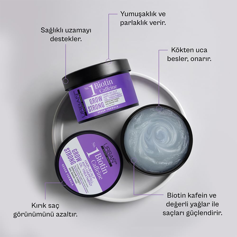 Urban Care Expert Biotin & Keratin Hair Scalp + Oil Treatment Grow Strong 230ml / 7.77fl.oz